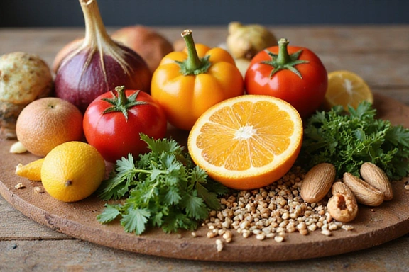 Zdrowe jedzenie na stole